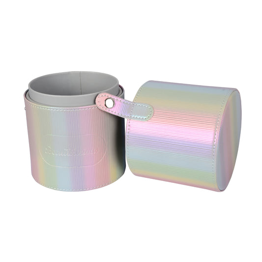 Medium Unicorn Glam Cylinder Brush Holder for beauty essentials