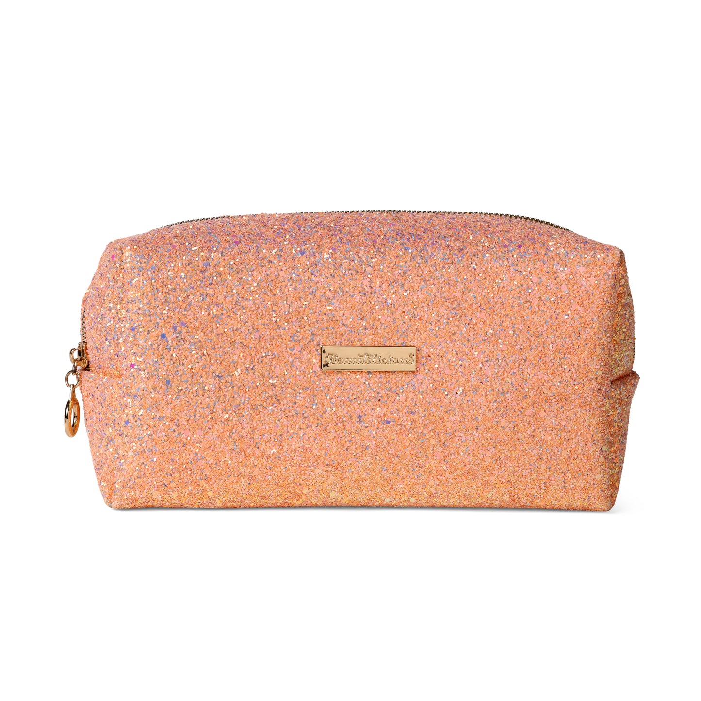 Beautilicious pink glam glittery pouch