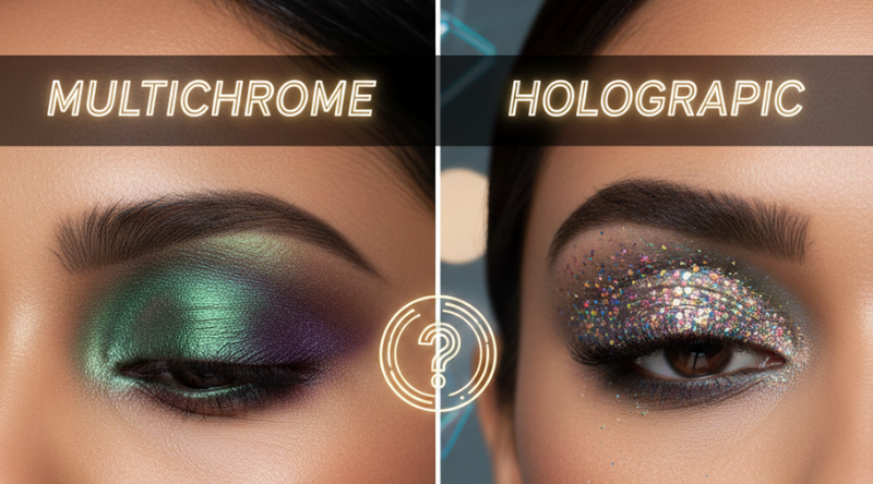 Multichrome vs Holographic Eyeshadow: Which One Should You Choose?