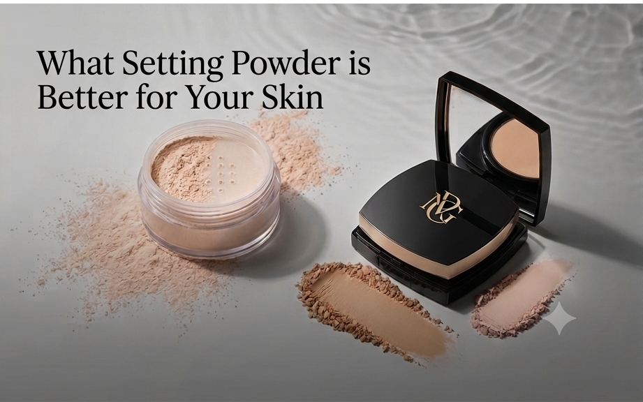 How Setting Powder Helps Control Oily Skin Without Looking Dry