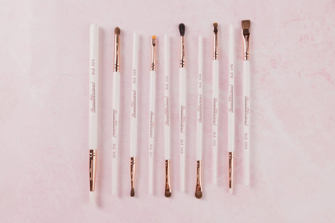 The Precision Edit – Detail Eye Brushes Set (10 Brushes)