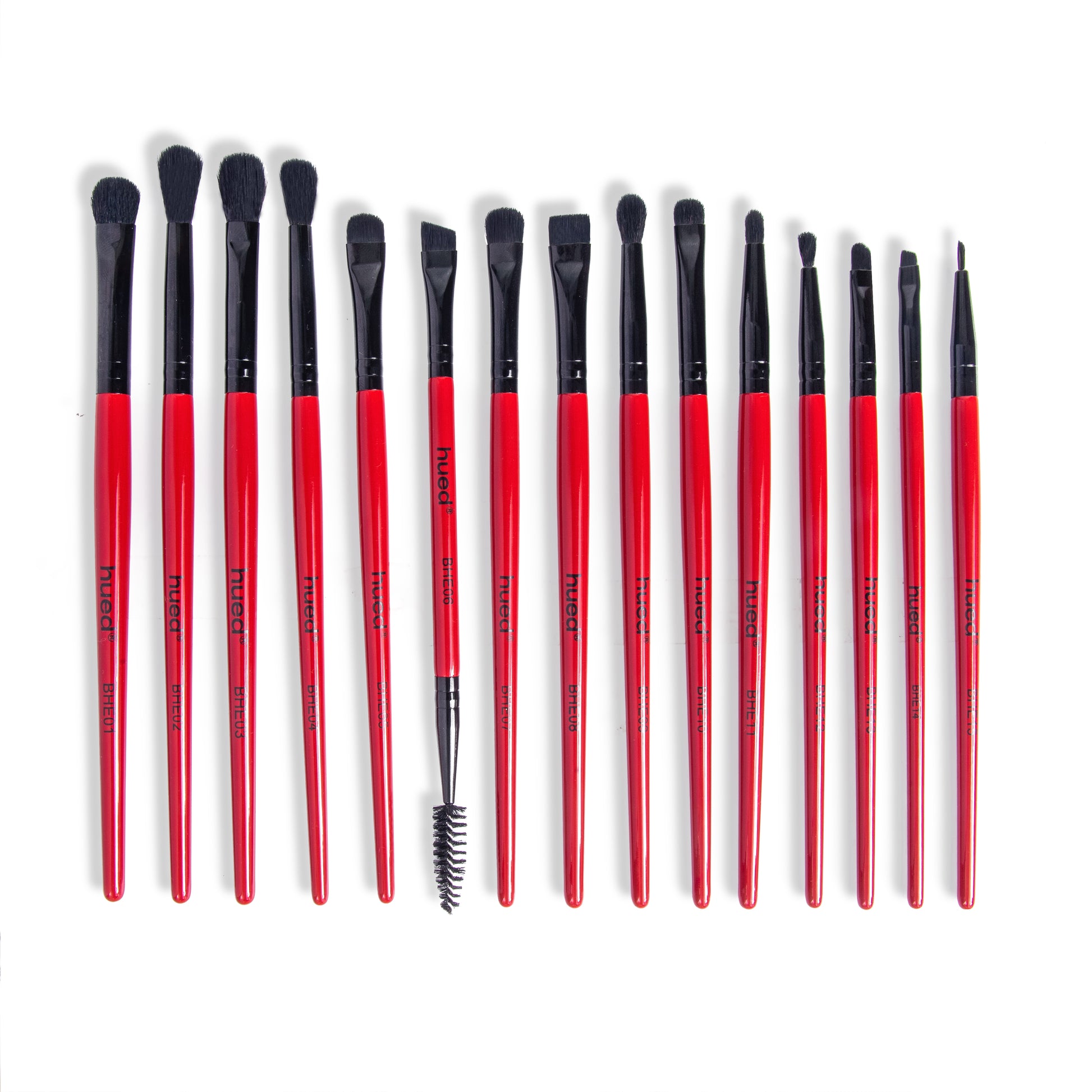 Beautilicious professional 25-brush kit – Hued Collection with free Onyx Glam brush folder"