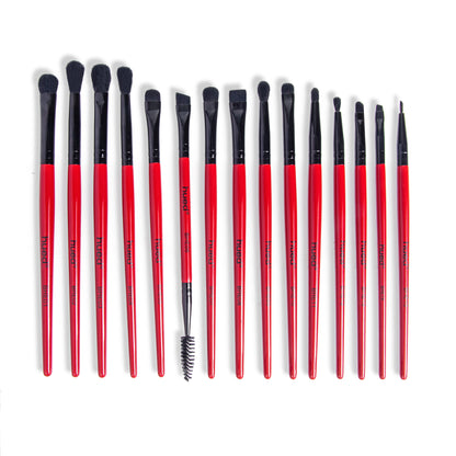 Beautilicious professional 25-brush kit – Hued Collection with free Onyx Glam brush folder"