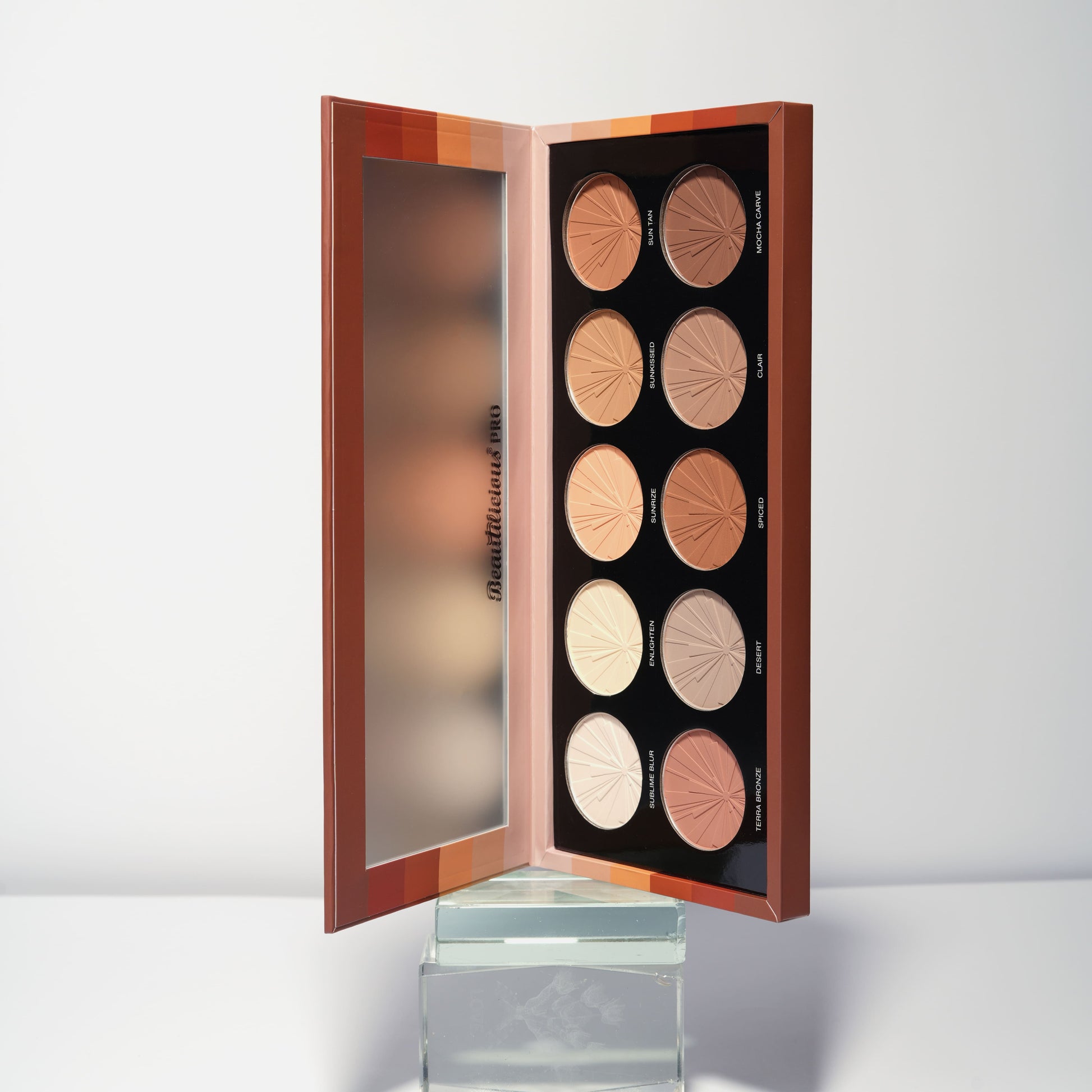 Beautilicious Chiselled face palette for under eye correction highlighting and contouring