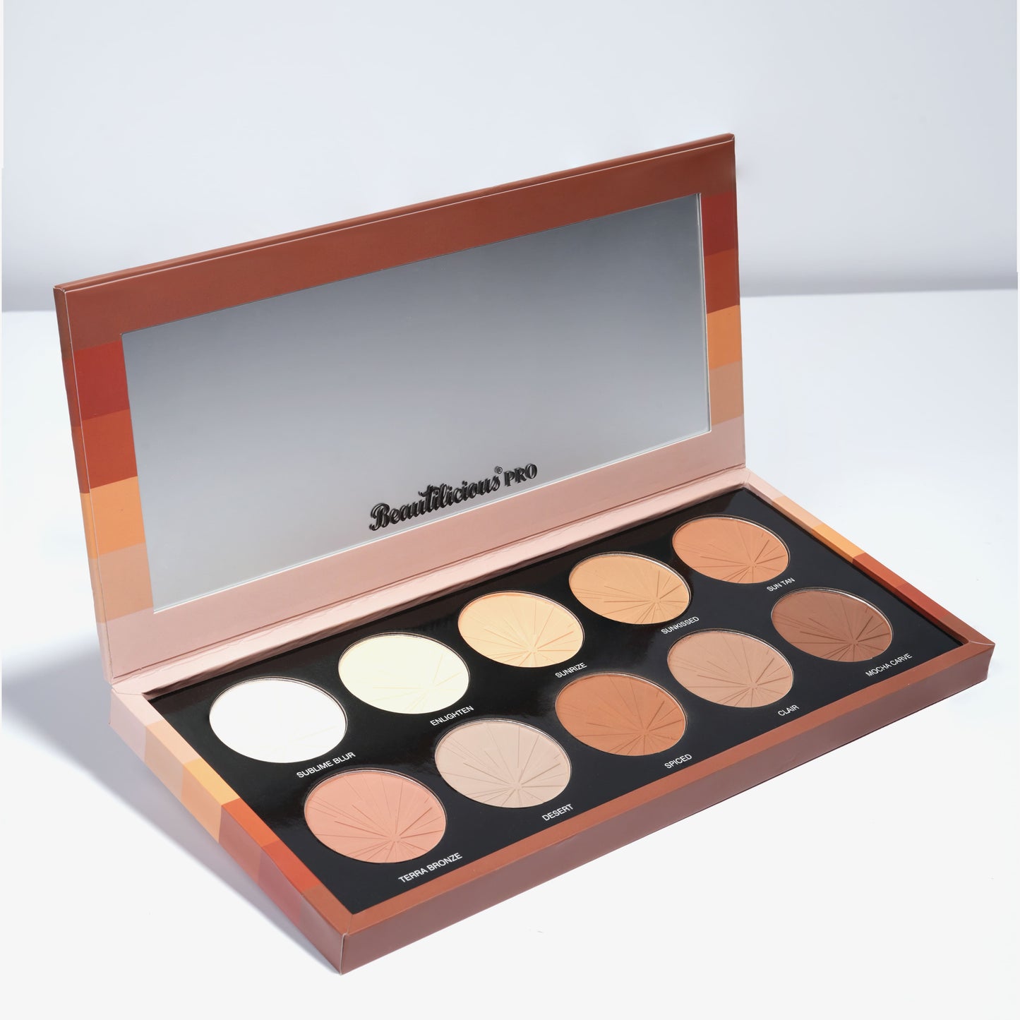 Beautilicious Chiselled under eye palette for reducing dark circles and enhancing glow