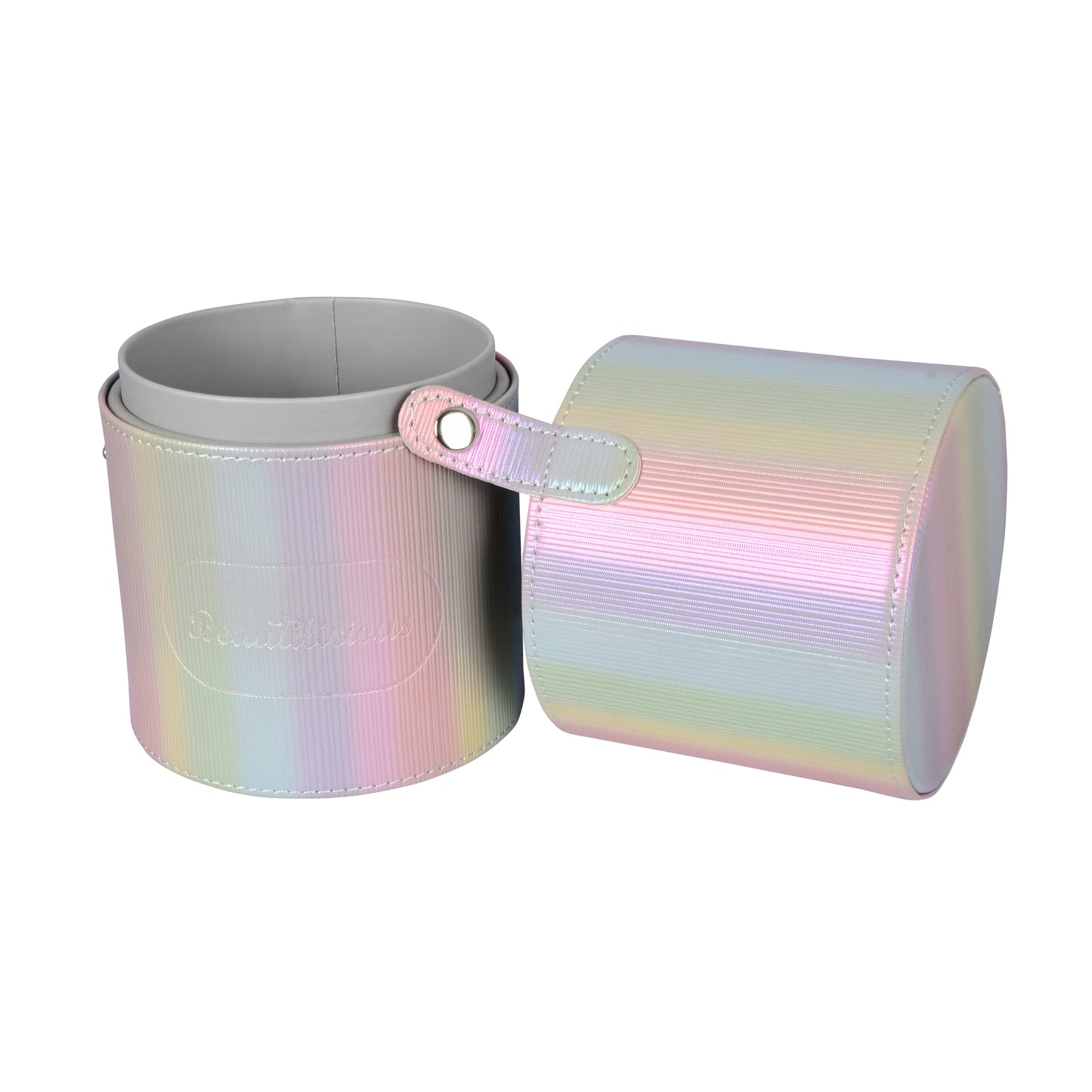 Medium Unicorn Glam Cylinder Brush Holder for beauty essentials