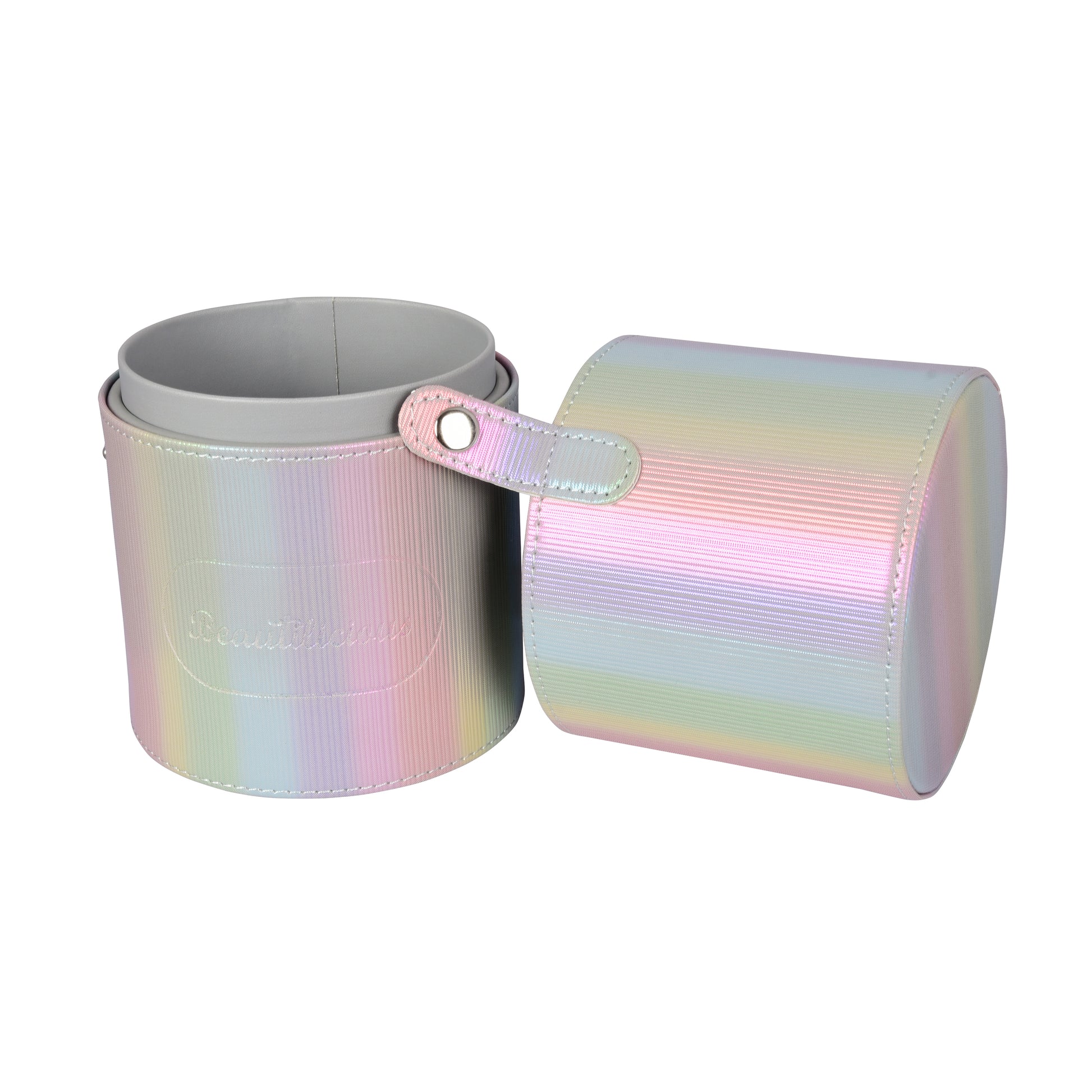 Medium Unicorn Glam Cylinder Brush Holder for beauty essentials