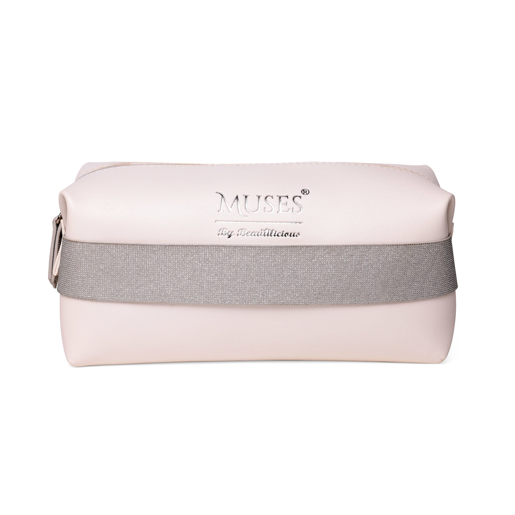 Glittery White Pouch