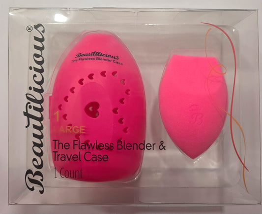 Flawless Blender with Travel Case - Double Cut Shape (Highlight + Contour)