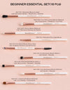 16 PIECE ESSENTIAL MAKEUP SET For BEGINNER