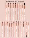 21 PIECE EYE BRUSH SET