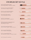 30 PIECE EYE BRUSH SET