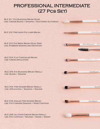 Professional 27 Pcs Makeup Brush Set