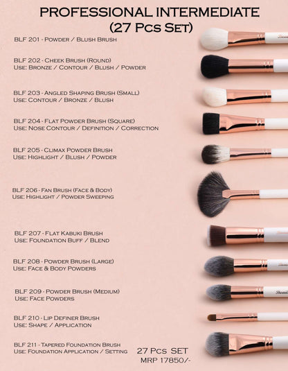 Processional Intermediate 27 pcs set of brushes