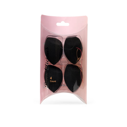 Bake Cut 4 Pcs Flawless Blenders Pro Black, full-size beauty blender set, Beautilicious