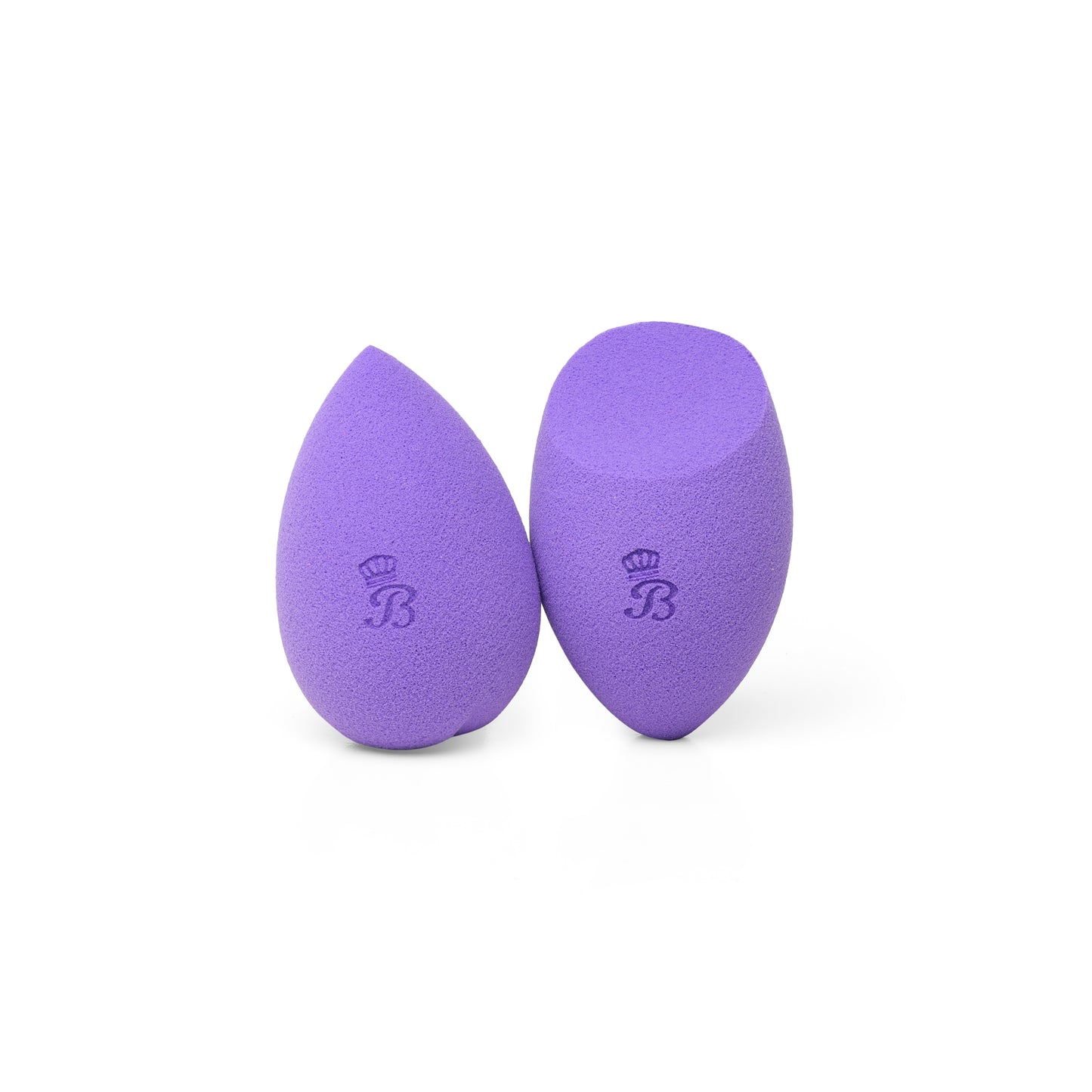 Multicolor Flawless Blender set, 4 sponges in teardrop and bake cut shapes