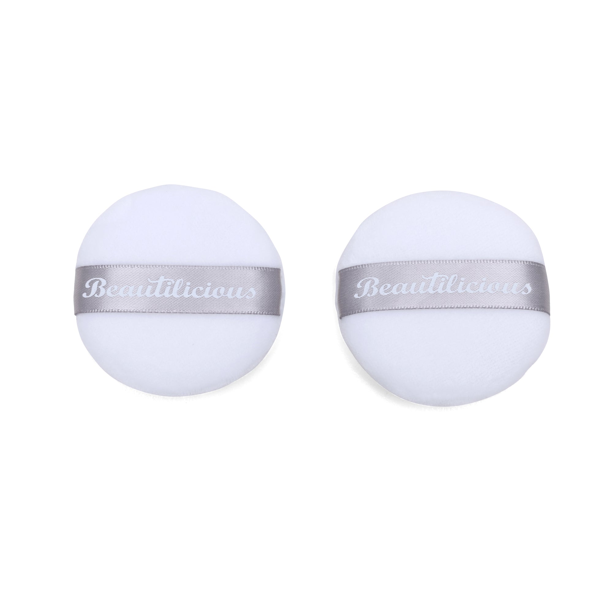 Beautilicious luxury medium powder puff round shape for even foundation setting