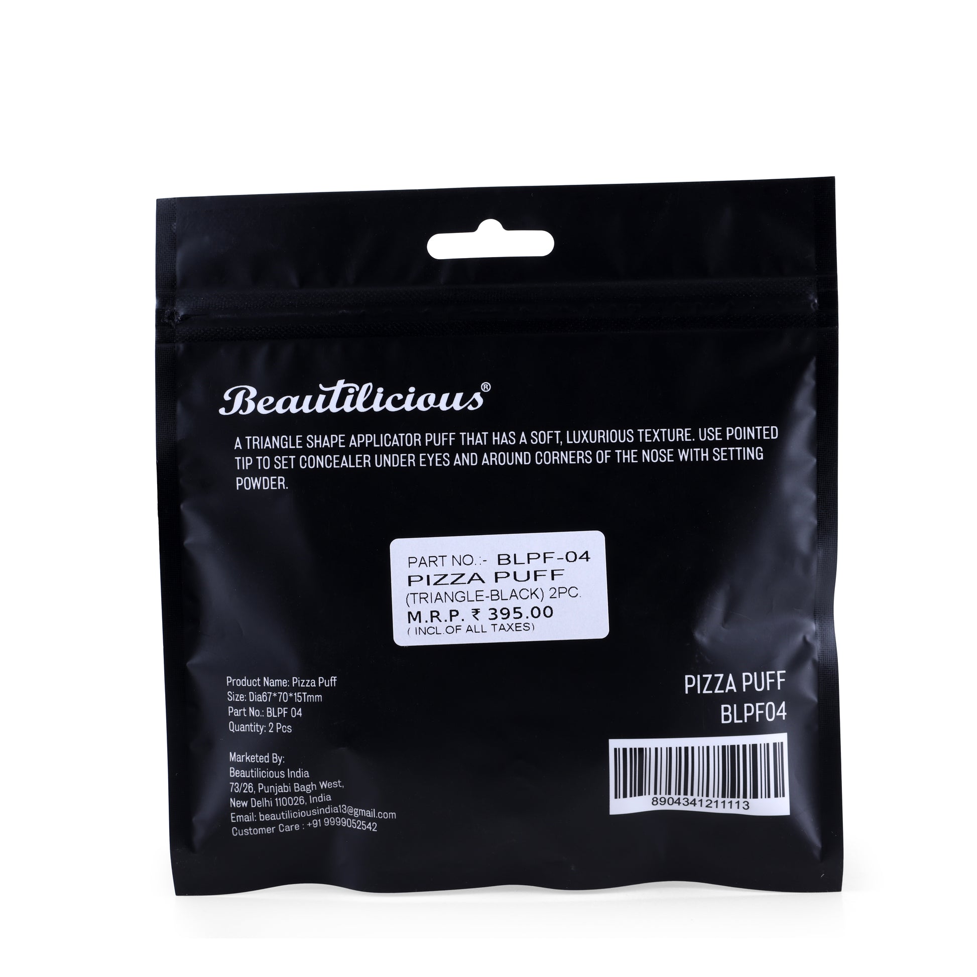 Makeup triangle puff from Beautilicious