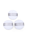 MINI LUXURY POWDER PUFF - ROUND (WHITE)